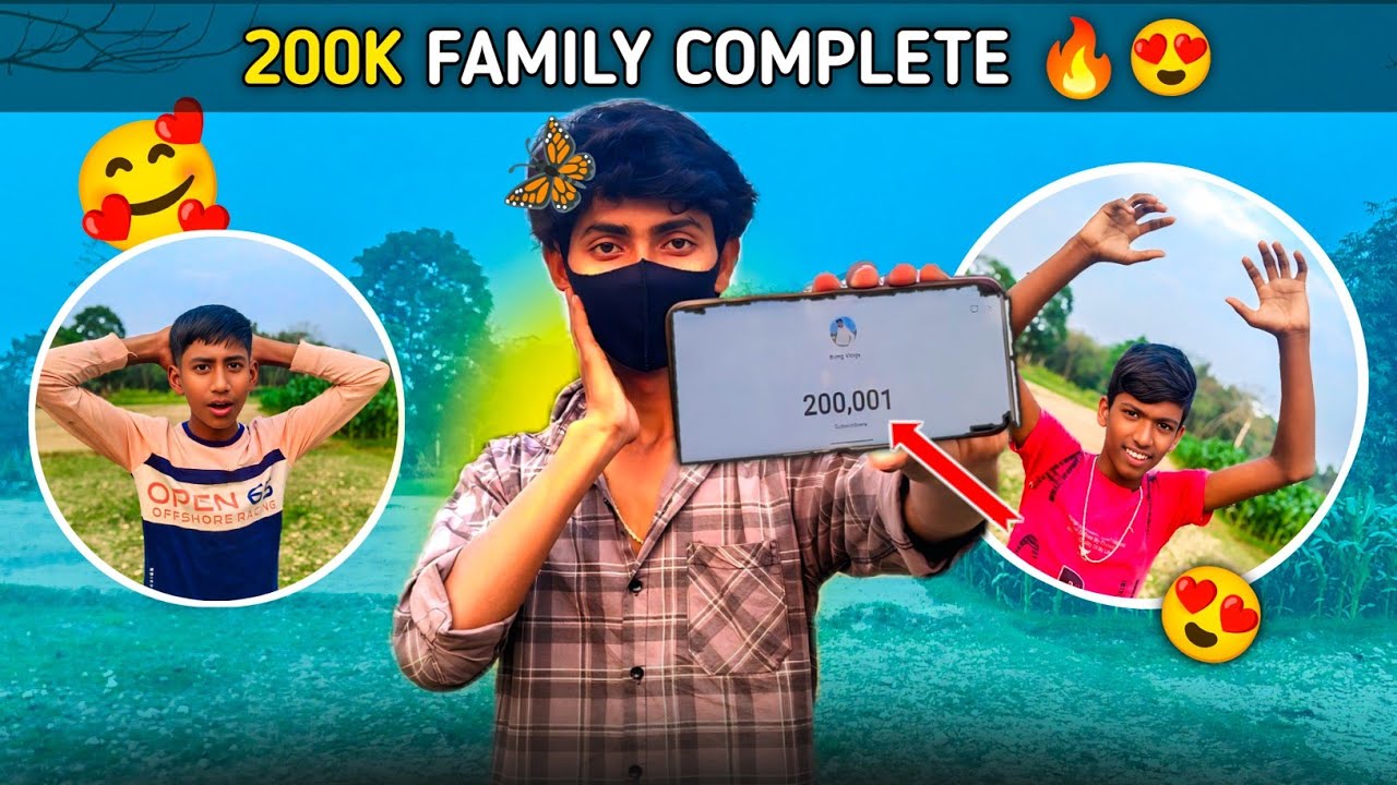 200K Family Complete 🔥🎉 | Thank You Everyone 😍