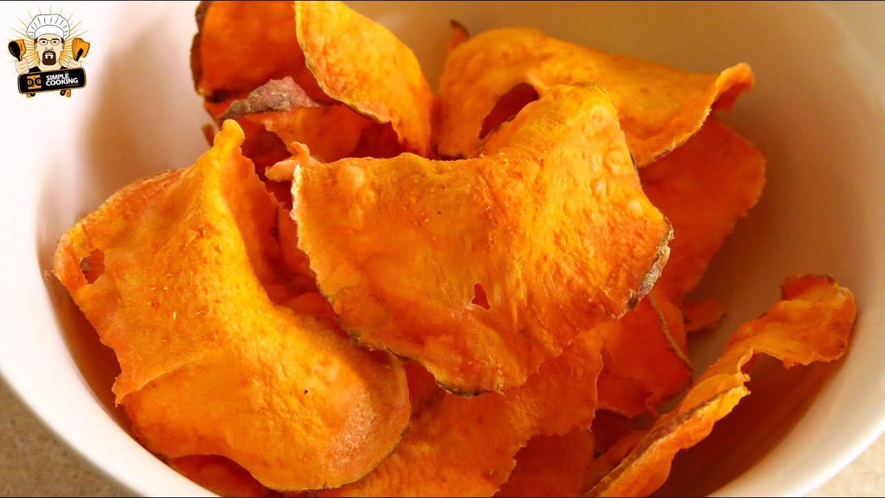 MICROWAVE SWEET POTATO CHIPS