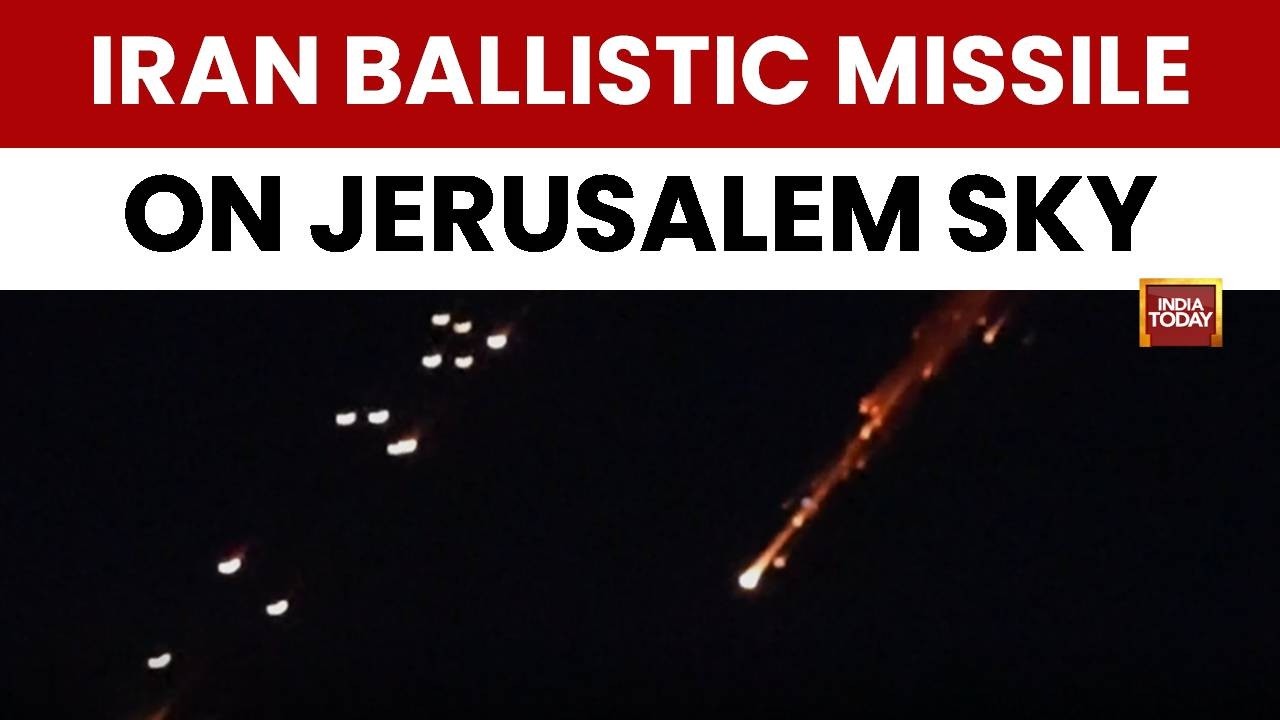 Iran Fires Ballistic Missiles Over Jerusalem; Cluster Munitions Reportedly Used | Israel-Iran War