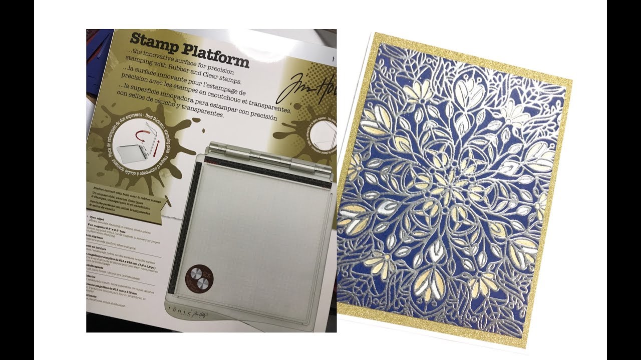 Unboxing the Tim Holtz Stamp Platform!!! (And a card!)