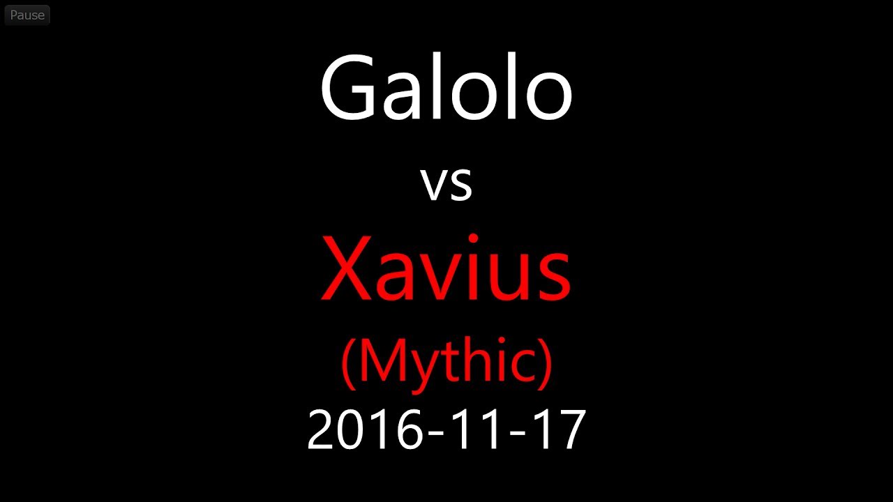 Galolo vs Xavius (Mythic)
