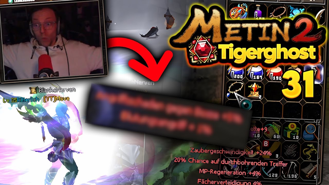 Metin2 Tigerghost [31] - LUCK bei Segnung?! & Eisland farmen & Auragewand!