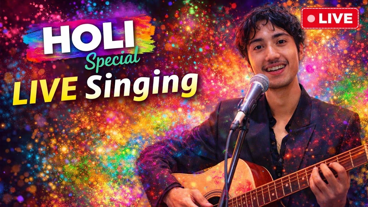 Holi Special Live Singing 🫟 || 30K Celebration 🎉