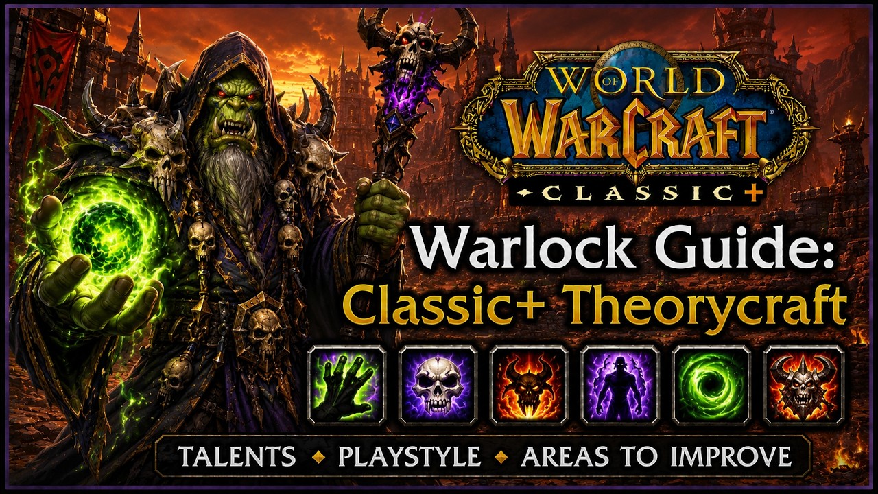 Classic Plus: 1-60 Warlock Class Theorycrafting - Talents, Playstyle, Areas to Improve