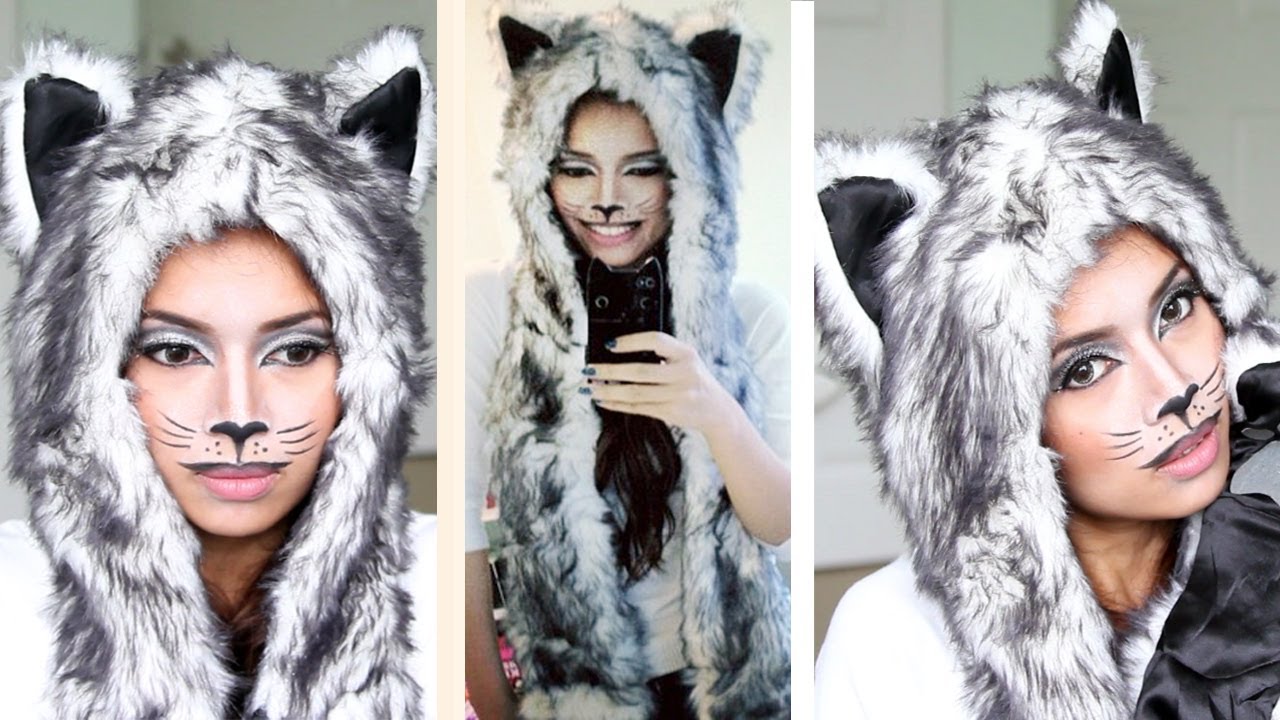 Sassy Cat Halloween Makeup Tutorial