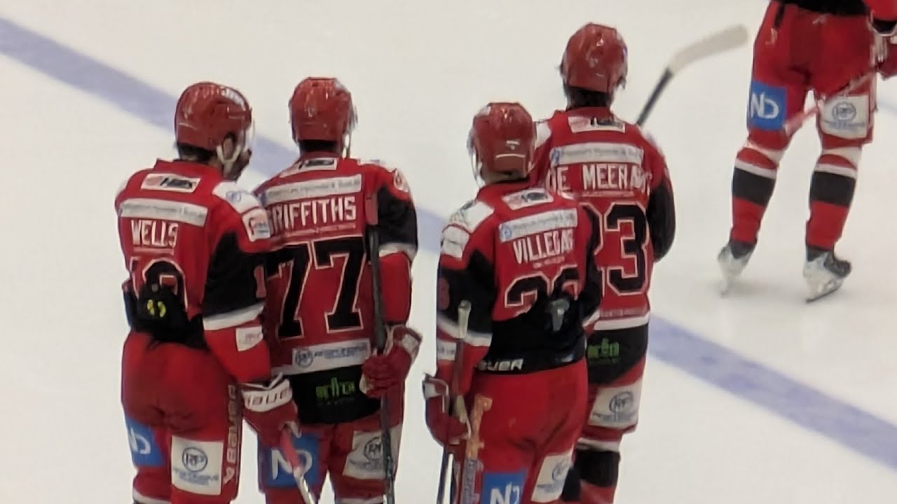 Leeds Knights ⚔️ 6 - 3 🐱 Swindon Wildcats #icehockey #uk #swindon #leeds #knights #win #hockey #ice