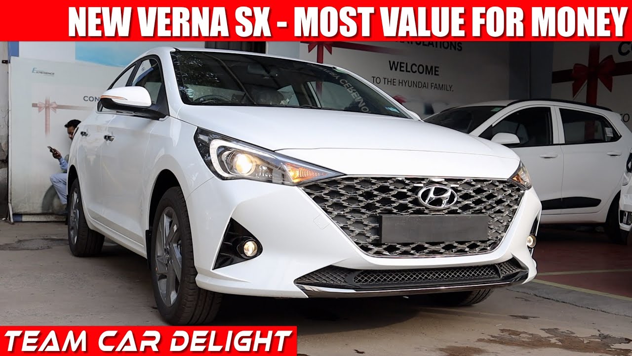 Verna SX - Detailed Review with On Road Price, New Features | Petrol / Diesel | Hyundai Verna 2021