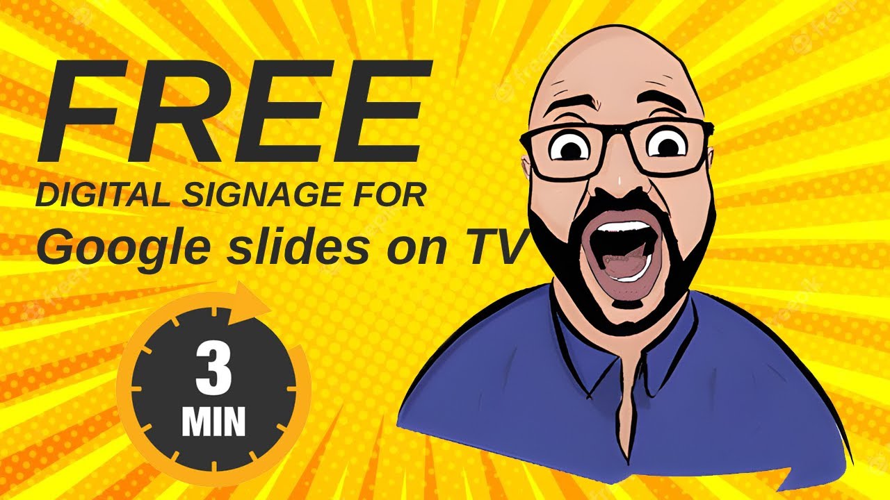 How to display Google Slides on TV as a digital signage slideshow in 5 minutes