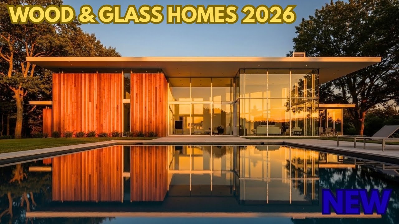 Modern Wood And Glass House Designs 2026 | The Most Stunning Homes You'll Ever See