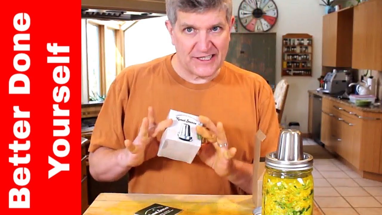Turmeric Sauerkraut Fermenting with KRAUT SOURCE
