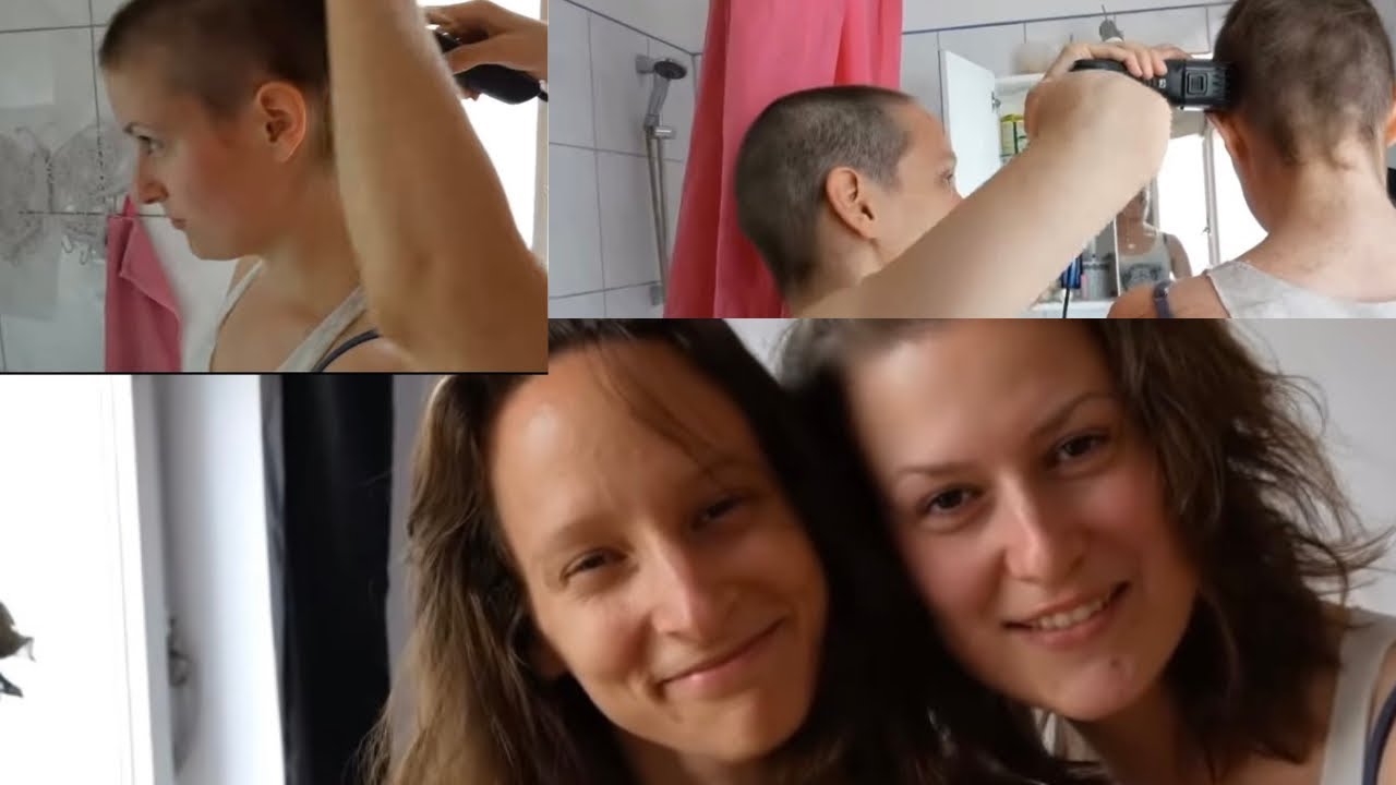 2 Friends Shave Eachothers Head Bald | Women Headshave