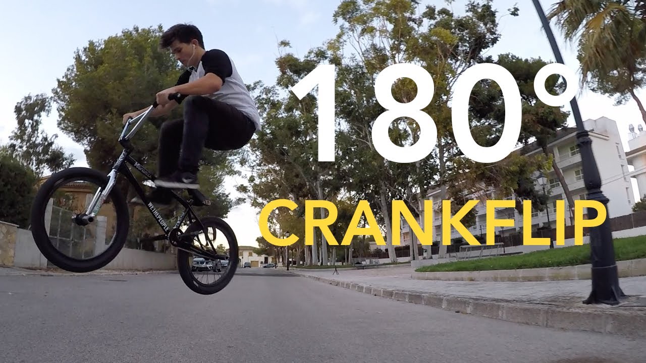 COMO HACER 180° CRANKFLIP BMX