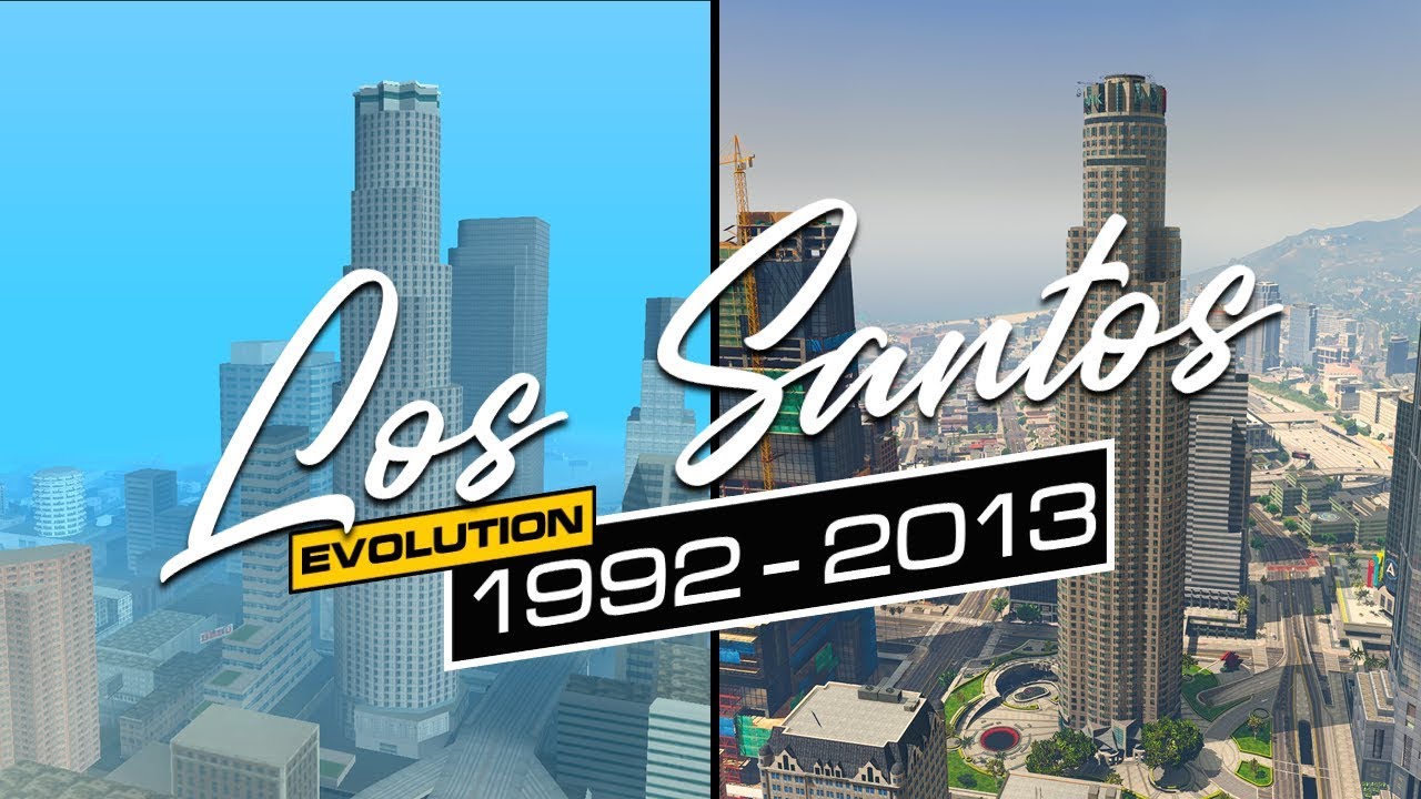 Evolution Of Los Santos 1992 - 2013