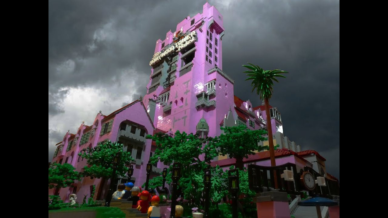 Massive Lego Tower of Terror time lapse build