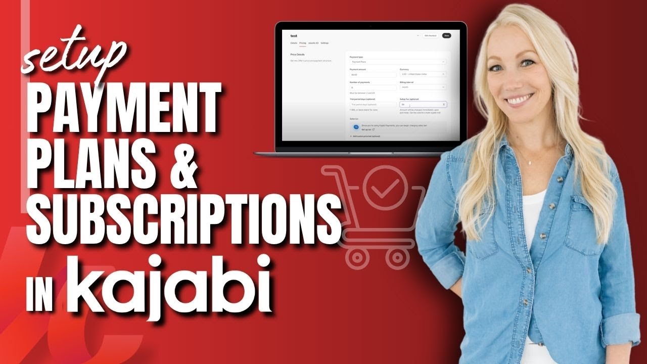 How to set up payment plans and subscriptions in Kajabi with a larger first payment