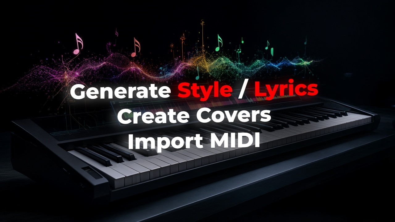 This Node Will Generate Style And Lyrics For You | Import MIDI | YuE2 Workflow