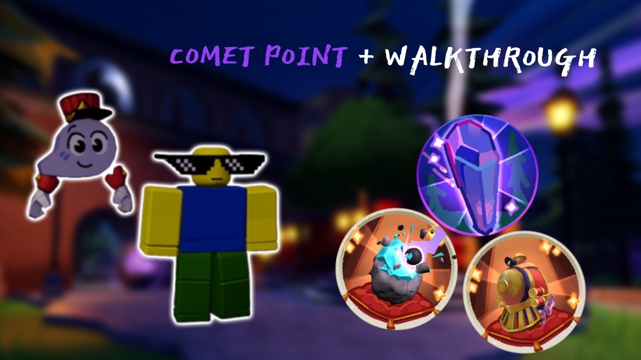Полное прохождение Comet Point + Все яйца! Egg Hunt 2026: The Grand Eggspress