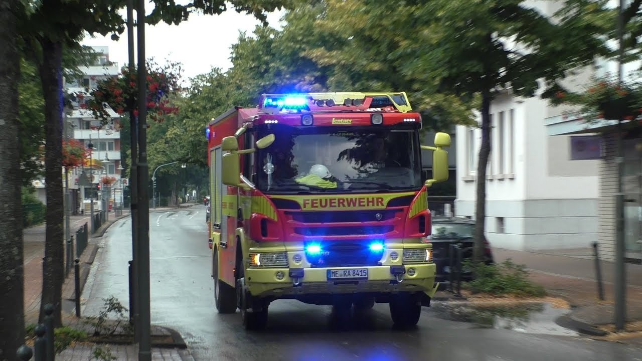 [Unwetter | Erst ohne Signal zum Einsatz, dann doch] Einsatzfahrten in Ratingen - Lintorf am 21.7.18