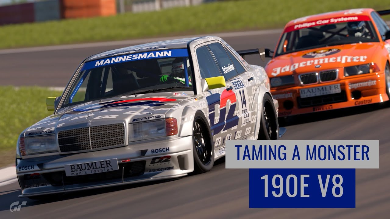 Gran Turismo 7 - Taming A Monster - Mercedes 190E V8 Swap