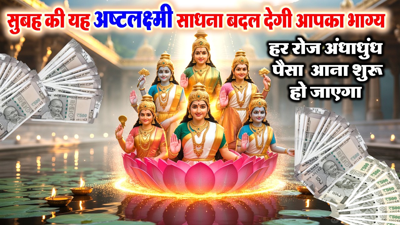 अष्टलक्ष्मी स्तोत्र Ashtalakshmi Stotram Full with Lyrics - Sumanasa Vandita Sundari | Laxmi Stotram
