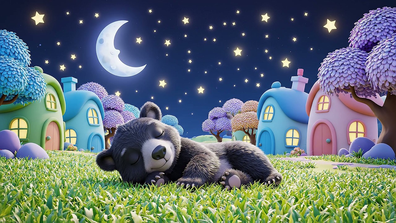 Sleepy Bear Snuggles Nap Nap Nap | Calm Bedtime Lullaby for Kids