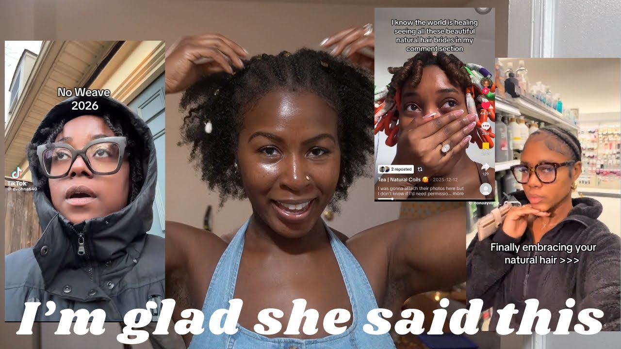 Black girls are healing in 2026! Wearing our natural hair to unlock our true pretty privilege 🙌🏾