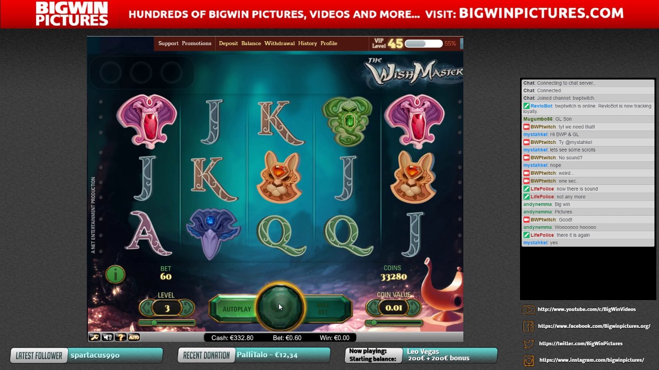BigWinVideos 10/11 Leo Vegas 400&euro; start!