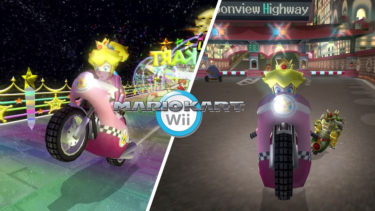 Every item in MARIO KART WII is a MEGA MUSHROOM with Peach | Request | Mario Kart Hack