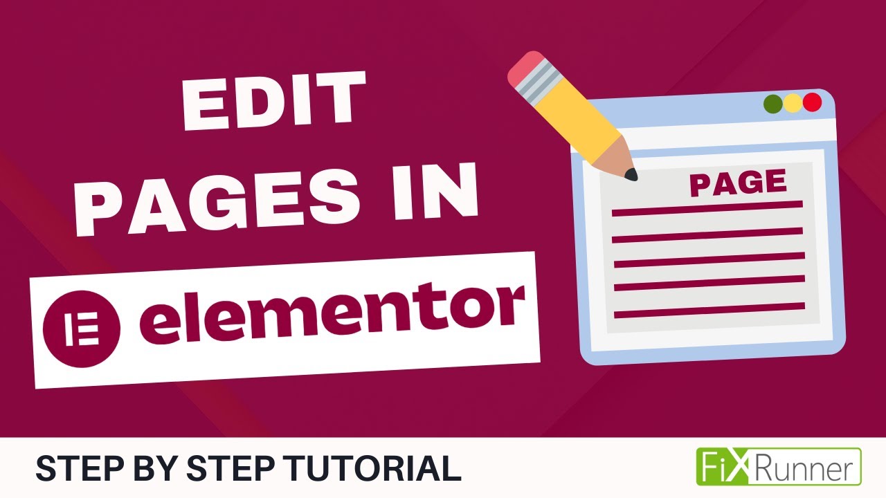 How To Edit A Page In WordPress With Elementor