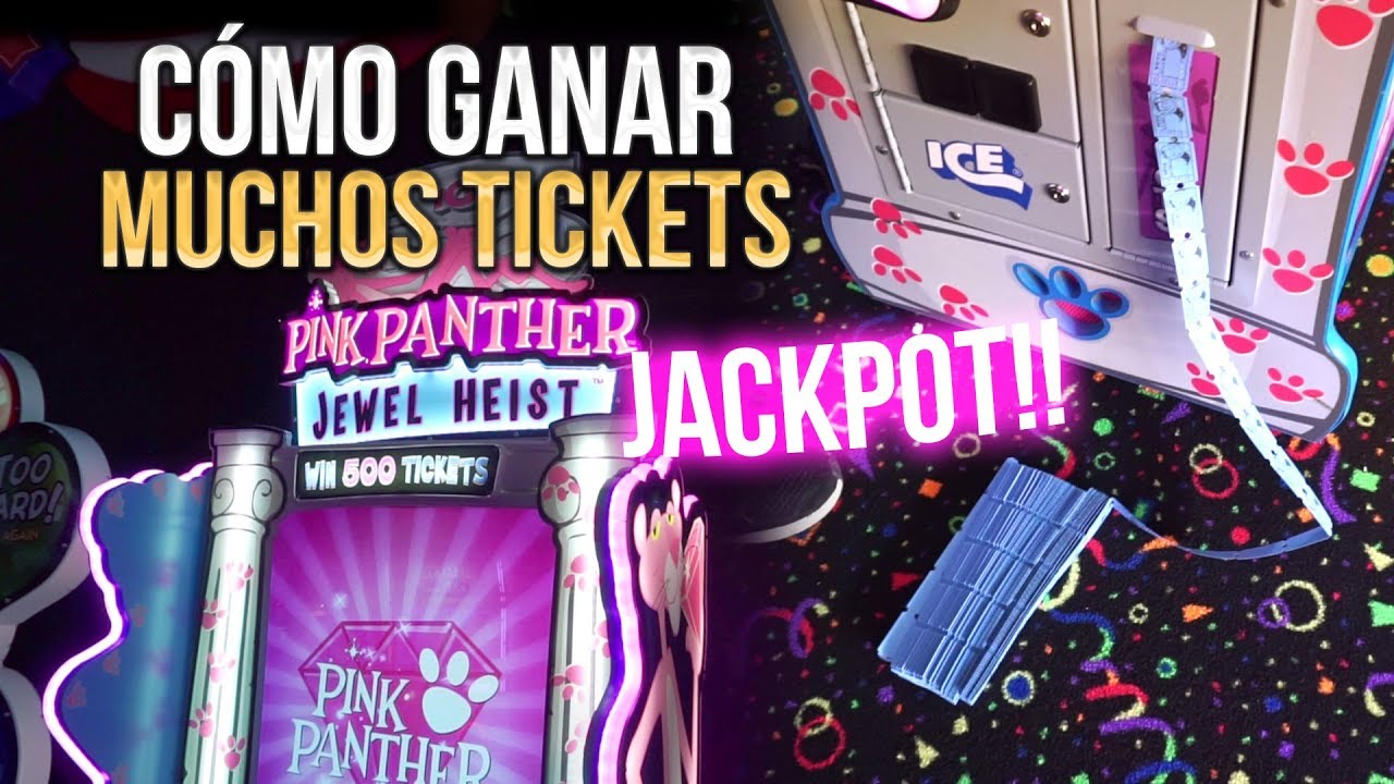 CÓMO GANAR MUCHOS TICKETS en PINK PANTHER JEWEL HEIST (PANTERA ROSA ARCADE)