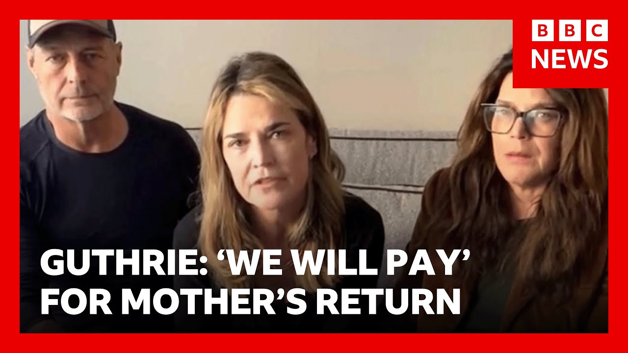 US news anchor Savannah Guthrie says &lsquo;we will pay&rsquo; in plea for mother&rsquo;s return | BBC News