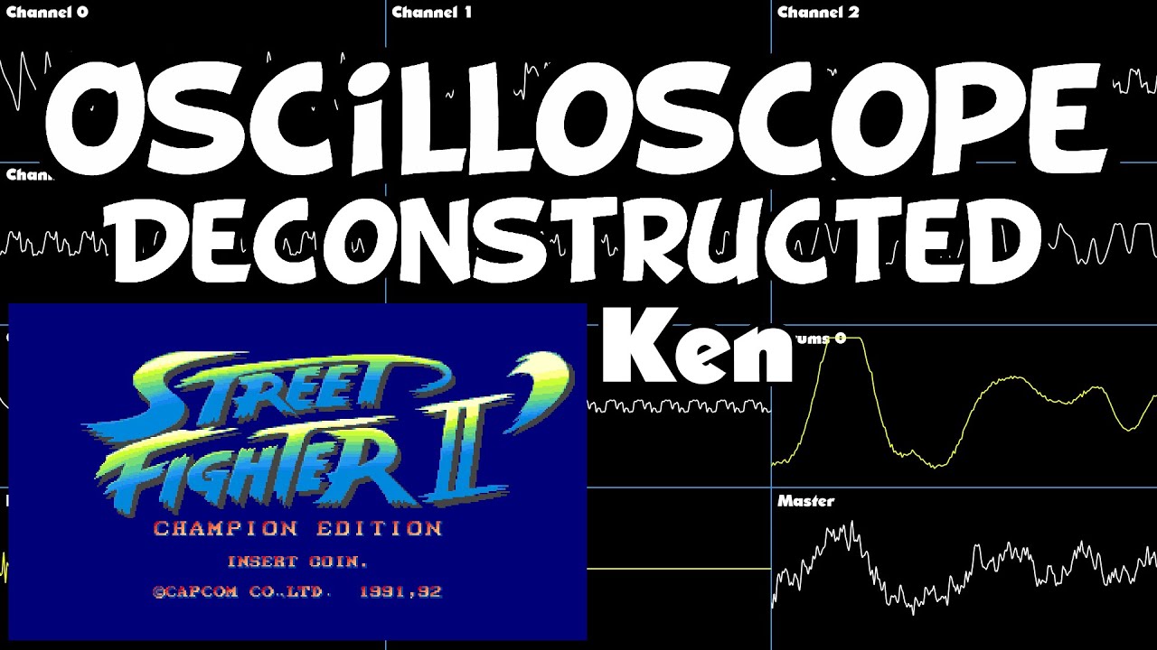 Ken - Street Fighter 2 (Arcade) - Oscilloscope Deconstruction