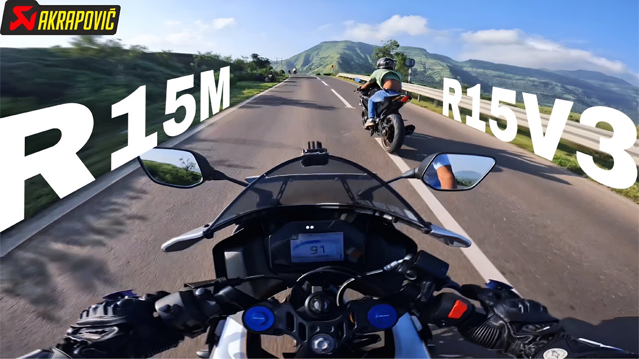 Full System Akrapovic Madness! R15M, R15 V3, Duke 390 – Hyper Ride on Mountain Roads 🔥