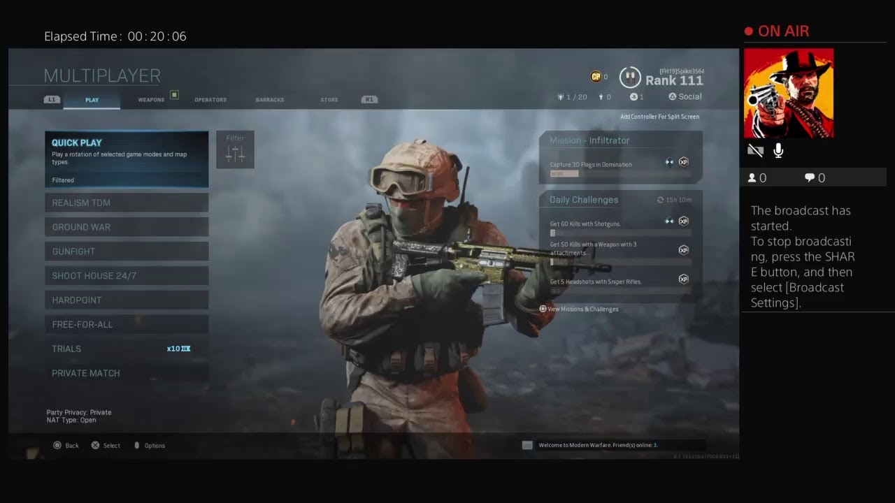 Call of Duty: Modern Warfare update 1.08!!