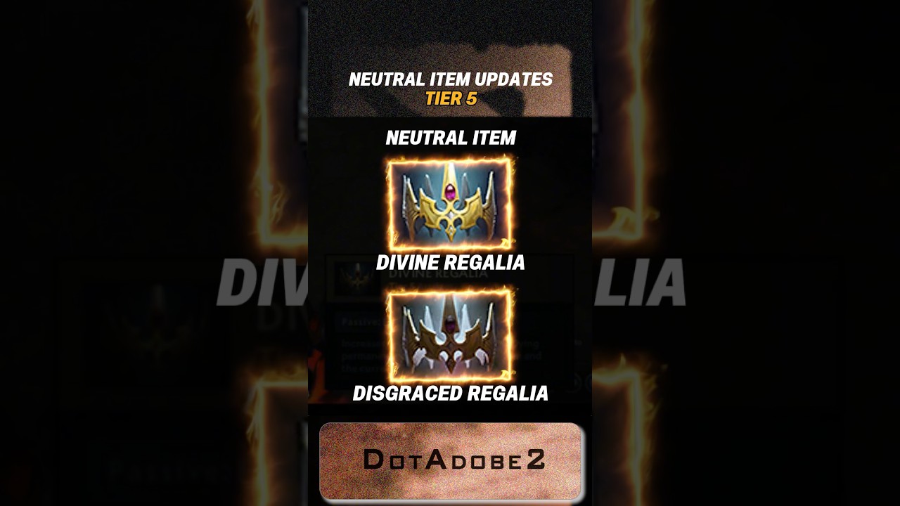 DIVINE REGALIA - Neutral TIER 5 Patch 7.39 Dota2 #dota2update