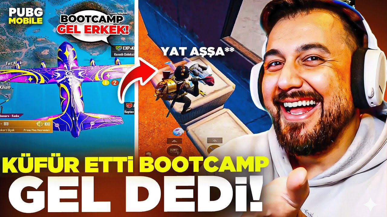 K&Uuml;F&Uuml;RLER SAVURUP BOOTCAMP'E &Ccedil;AĞIRDI! | PUBG MOBILE