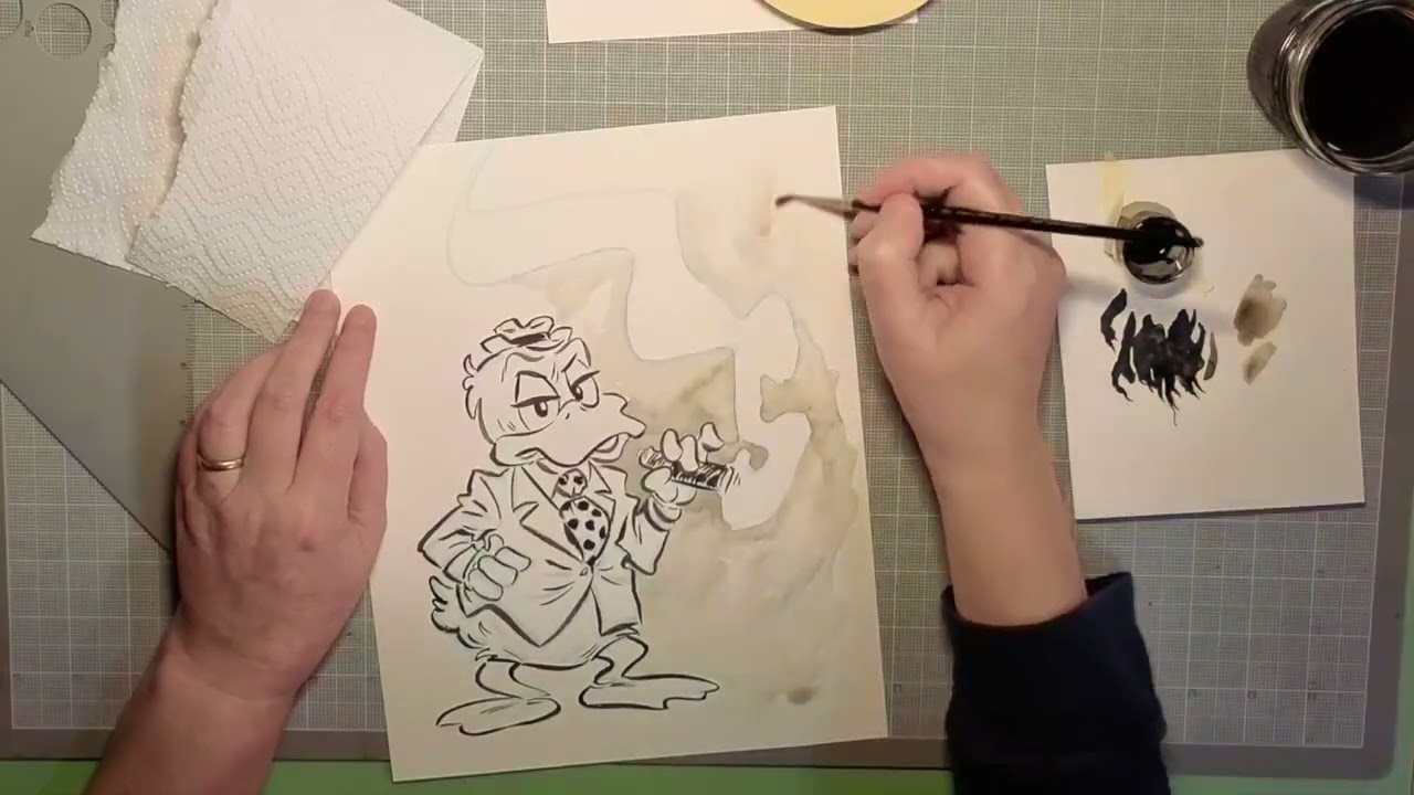 Colleen Coover draws Howard the Duck