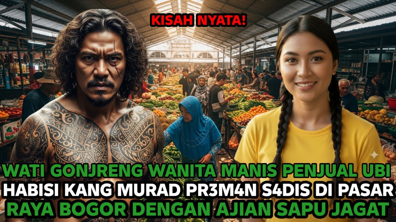 KISAH NYATA❗KANG BAHAR PR3M4N SADIS DI PASAR RAYA BOGOR DI PERMALUKAN OLEH GADIS PENJUAL UBI