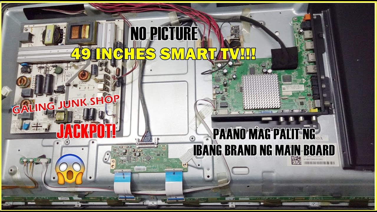QUBE Led Tv No Picture I Convert to Other Brand Main Board