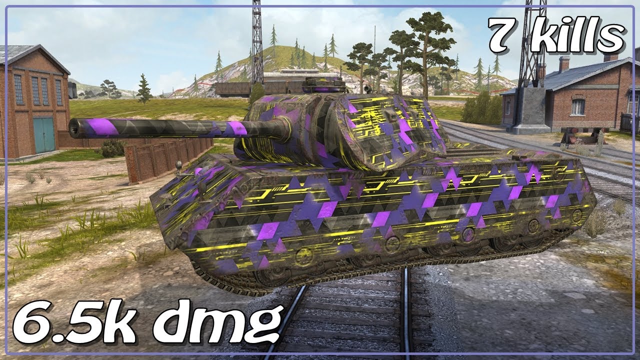 1v5 VK 168.01 (P) • 7 frags • 6.5k dmg • WoT Blitz