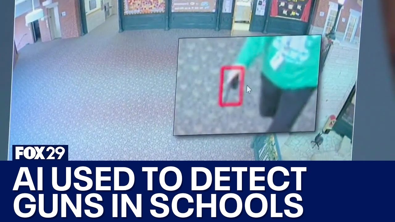 New AI gun detection system will alert authorities if a gun is identified in schools