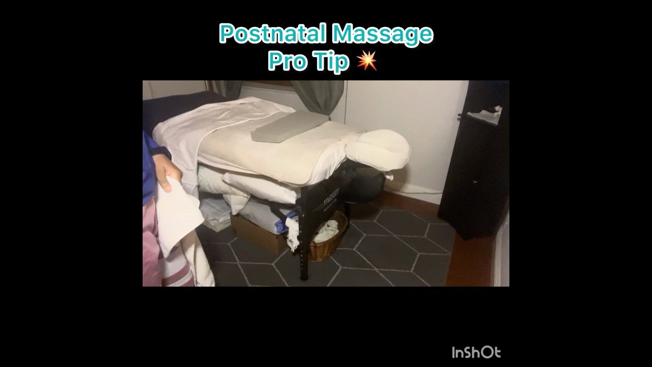 Postnatal massage pro tip!
