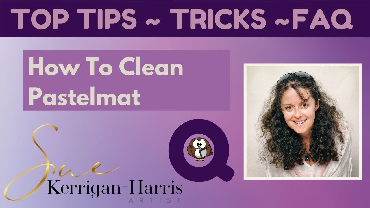 How to clean or remove pastel from pastelmat