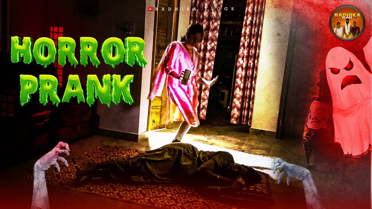 Ghost Prank as Requested #radhikavlogs #vishnuchilamakuri #comedy #prank #ghost