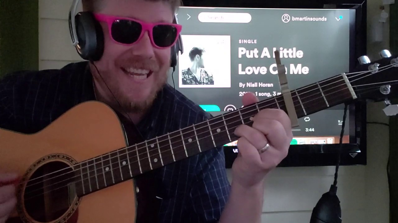 How To Play Put A Little Love On Me Niall Horan // guitar lesson beginner tutorial easy chords