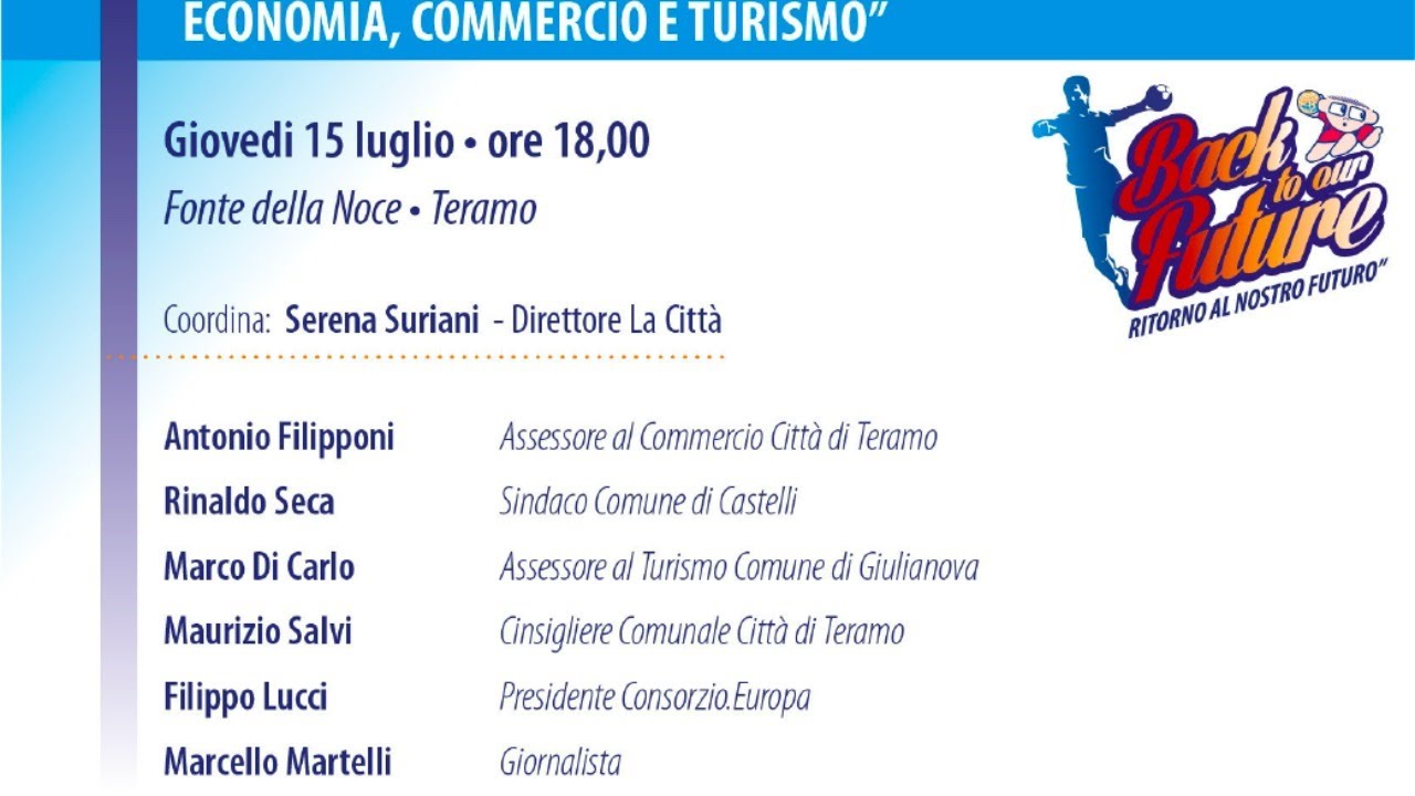 INTERAMNIA WORLD CUP Globale perchè locale: economia, commercio e turismo