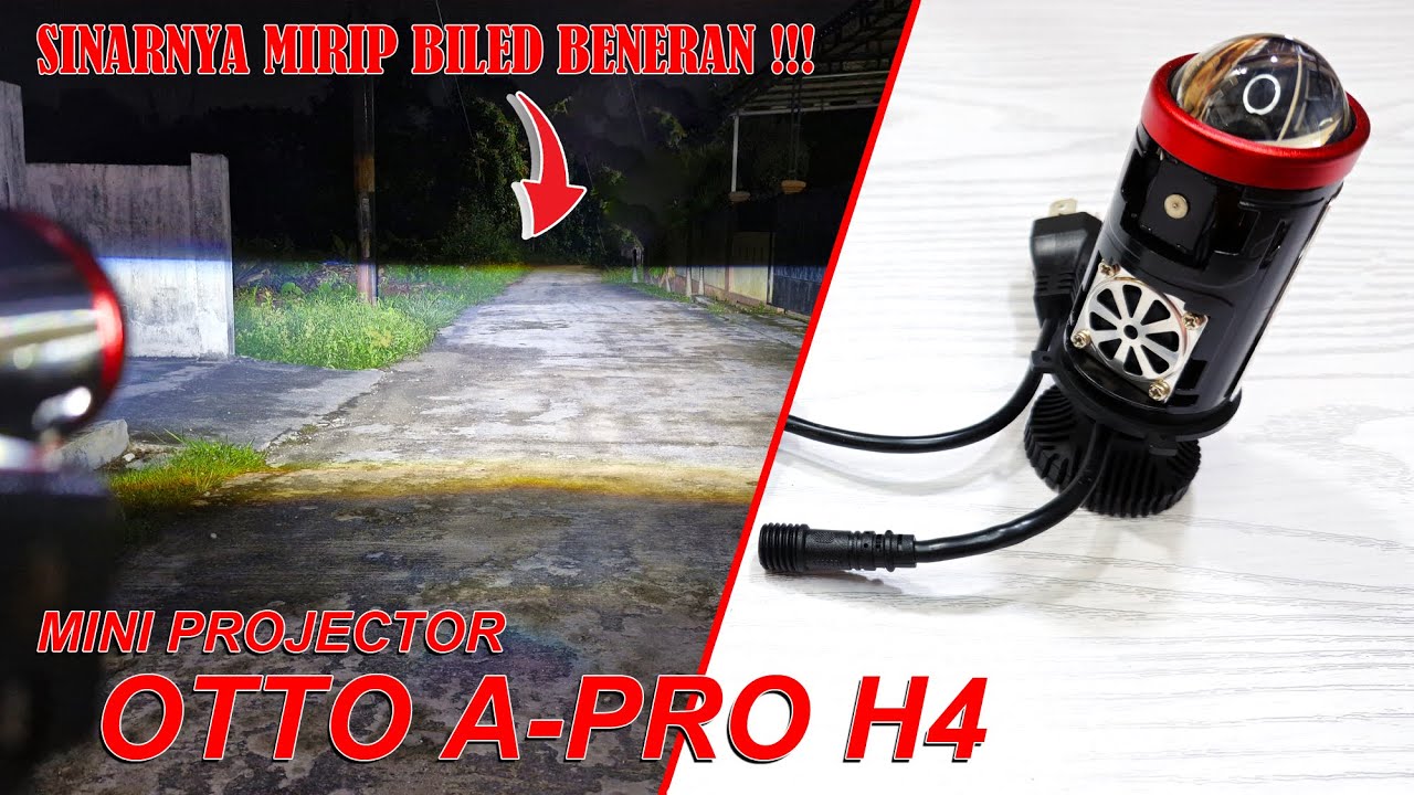 Mirip Biled Beneran !!! Mini Projector Biled OTO A-PRO H4