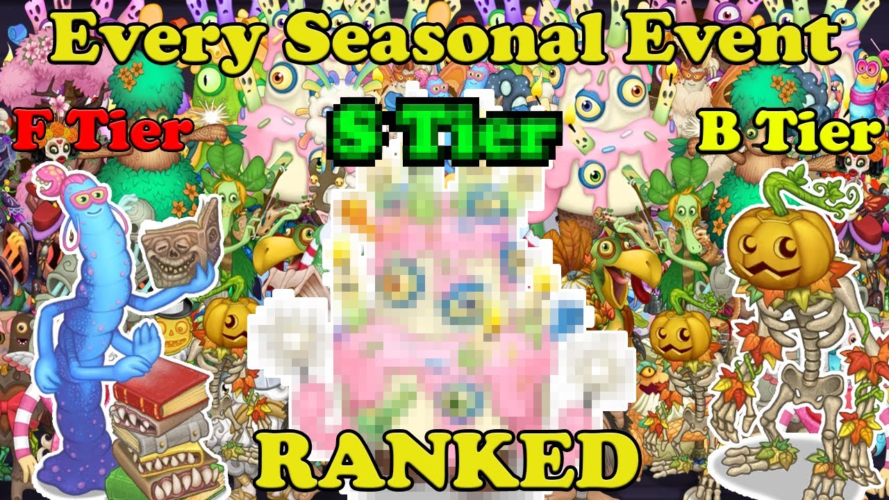 Every Seasonal Event Ranked | My Singing Monsters 
