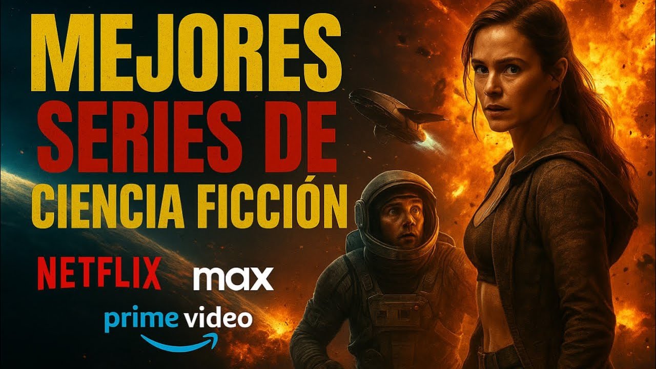 Top 10 MEJORES SERIES DE CIENCIA FICCIÓN que TODO FAN debe ver (Netflix, Prime Video, HBO Max)