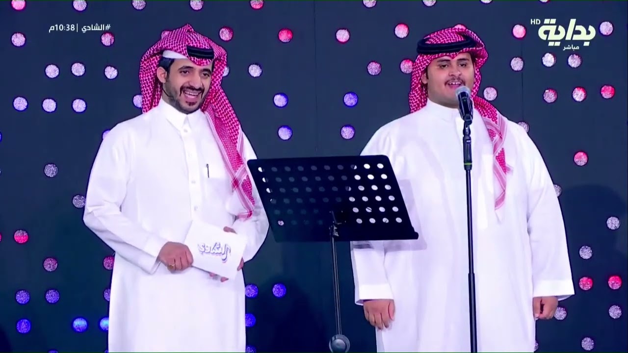 إعجاب اللجنة بأداءه وحصوله على درجتين كاملة 